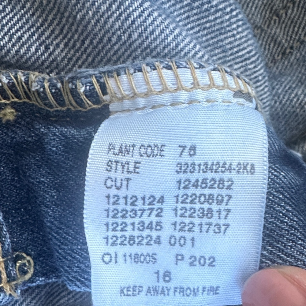 Polo Ralph Lauren Classic Straight Leg Jeans, Vintage Style, Boy’s 16 - Picture 2 of 5